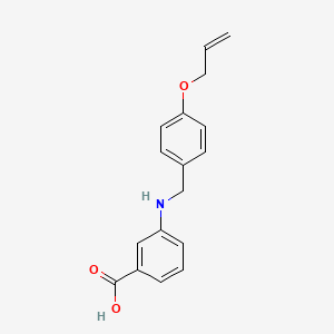 3-{[4-(allyloxy)benzyl]amino}benzoic acid