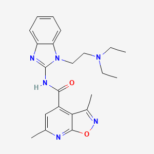 N-{1-[2-(diethylamino)ethyl]-1H-benzimidazol-2-yl}-3,6-dimethylisoxazolo[5,4-b]pyridine-4-carboxamide