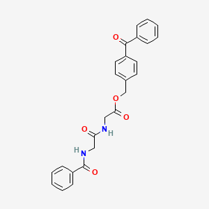 4-Benzoylbenzyl 2-{[2-(benzoylamino)acetyl]amino}acetate