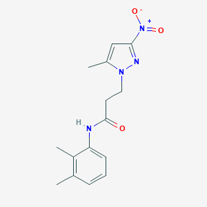 N-(2,3-dimethylphenyl)-3-(5-methyl-3-nitro-1H-pyrazol-1-yl)propanamide