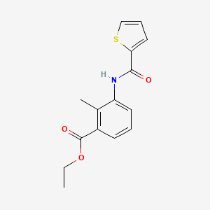 ethyl 2-methyl-3-[(2-thienylcarbonyl)amino]benzoate