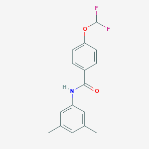 molecular formula C16H15F2NO2 B456404 4-(difluoromethoxy)-N-(3,5-dimethylphenyl)benzamide 