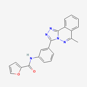 N-(3-{6-METHYL-[1,2,4]TRIAZOLO[3,4-A]PHTHALAZIN-3-YL}PHENYL)FURAN-2-CARBOXAMIDE