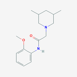 2-(3,5-dimethylpiperidin-1-yl)-N-(2-methoxyphenyl)acetamide