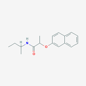 N-(butan-2-yl)-2-(naphthalen-2-yloxy)propanamide