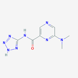 B045643 6-(Dimethylamino)-N-(1H-tetrazol-5-yl)-2-pyrazinecarboxamide CAS No. 111374-19-7