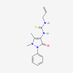 N-allyl-N'-(1,5-dimethyl-3-oxo-2-phenyl-2,3-dihydro-1H-pyrazol-4-yl)thiourea