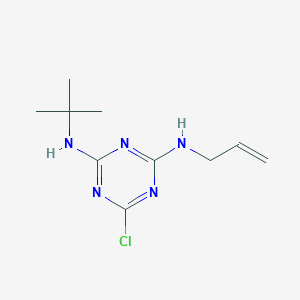 N-allyl-N'-(tert-butyl)-6-chloro-1,3,5-triazine-2,4-diamine