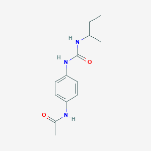 N-{4-[(butan-2-ylcarbamoyl)amino]phenyl}acetamide