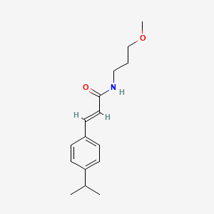 3-(4-isopropylphenyl)-N-(3-methoxypropyl)acrylamide