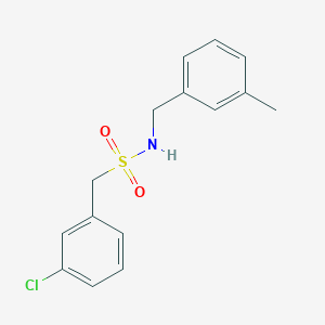 1-(3-chlorophenyl)-N-[(3-methylphenyl)methyl]methanesulfonamide