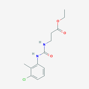 ETHYL 3-{[(3-CHLORO-2-METHYLANILINO)CARBONYL]AMINO}PROPANOATE