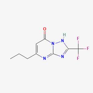 5-Propyl-2-(trifluoromethyl)[1,2,4]triazolo[1,5-a]pyrimidin-7-ol