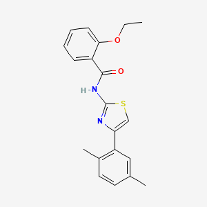 N-[4-(2,5-dimethylphenyl)-1,3-thiazol-2-yl]-2-ethoxybenzamide