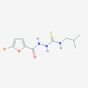 molecular formula C10H14BrN3O2S B456460 2-(5-bromo-2-furoyl)-N-isobutylhydrazinecarbothioamide 