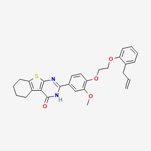 2-{4-[2-(2-allylphenoxy)ethoxy]-3-methoxyphenyl}-5,6,7,8-tetrahydro[1]benzothieno[2,3-d]pyrimidin-4(3H)-one