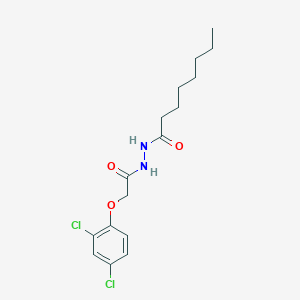 N'-[2-(2,4-dichlorophenoxy)acetyl]octanehydrazide