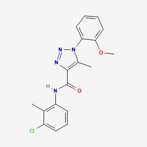 N-(3-chloro-2-methylphenyl)-1-(2-methoxyphenyl)-5-methyl-1H-1,2,3-triazole-4-carboxamide