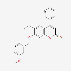 6-ethyl-7-[(3-methoxybenzyl)oxy]-4-phenyl-2H-chromen-2-one