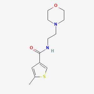 5-methyl-N-[2-(morpholin-4-yl)ethyl]thiophene-3-carboxamide