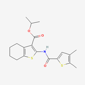 isopropyl 2-{[(4,5-dimethyl-2-thienyl)carbonyl]amino}-4,5,6,7-tetrahydro-1-benzothiophene-3-carboxylate