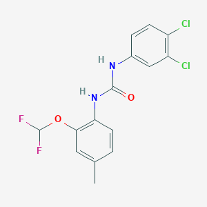 1-(3,4-Dichlorophenyl)-3-[2-(difluoromethoxy)-4-methylphenyl]urea