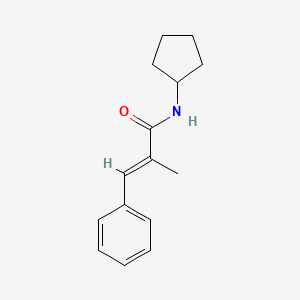 (2E)-N-cyclopentyl-2-methyl-3-phenylprop-2-enamide