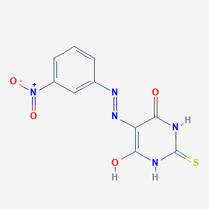 5-[(3-nitrophenyl)hydrazono]-2-thioxodihydro-4,6(1H,5H)-pyrimidinedione