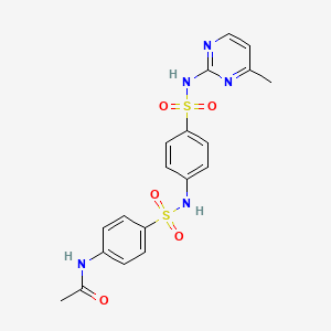 N-(4-{[(4-{[(4-methyl-2-pyrimidinyl)amino]sulfonyl}phenyl)amino]sulfonyl}phenyl)acetamide