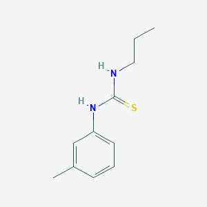 molecular formula C11H16N2S B4565148 1-(3-Methylphenyl)-3-propylthiourea 