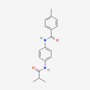 N-[4-(isobutyrylamino)phenyl]-4-methylbenzamide