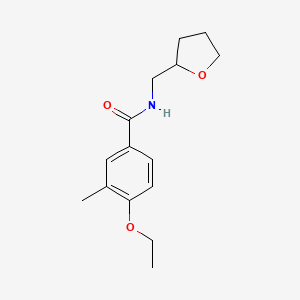 molecular formula C15H21NO3 B4565195 4-ETHOXY-3-METHYL-N-[(OXOLAN-2-YL)METHYL]BENZAMIDE 