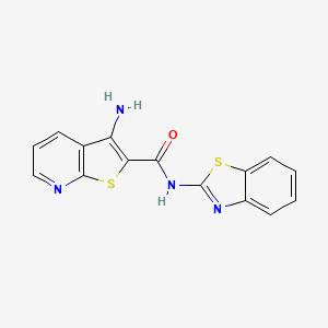 3-Amino-N-2-benzothiazolylthieno[2,3-b]pyridine-2-carboxamide