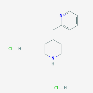 molecular formula C11H18Cl2N2 B045654 2-(哌啶-4-基甲基)吡啶二盐酸盐 CAS No. 886886-02-8