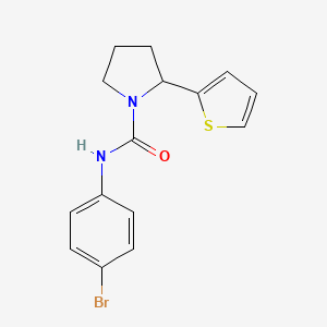 N-(4-bromophenyl)-2-(2-thienyl)-1-pyrrolidinecarboxamide