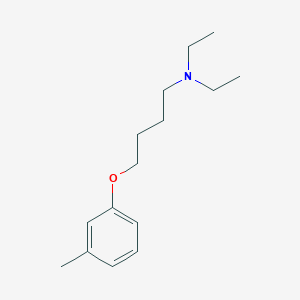 molecular formula C15H25NO B4565774 N,N-diethyl-4-(3-methylphenoxy)-1-butanamine 