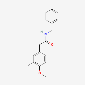 N-benzyl-2-(4-methoxy-3-methylphenyl)acetamide