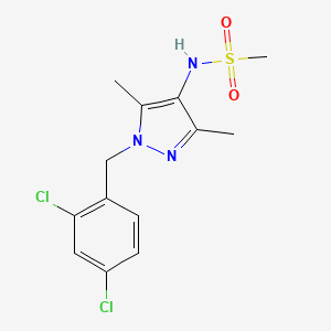 N-[1-(2,4-dichlorobenzyl)-3,5-dimethyl-1H-pyrazol-4-yl]methanesulfonamide