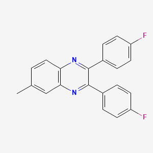 2,3-bis(4-fluorophenyl)-6-methylquinoxaline