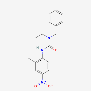 N-benzyl-N-ethyl-N'-(2-methyl-4-nitrophenyl)urea