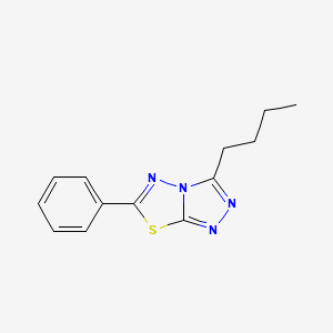 3-butyl-6-phenyl[1,2,4]triazolo[3,4-b][1,3,4]thiadiazole