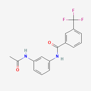 N-[3-(acetylamino)phenyl]-3-(trifluoromethyl)benzamide