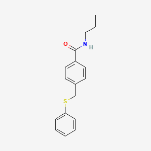 4-[(phenylthio)methyl]-N-propylbenzamide