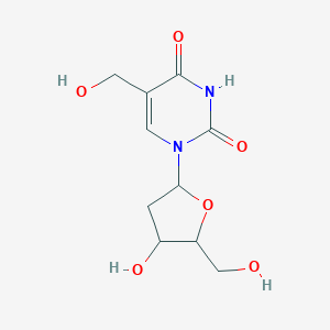 molecular formula C10H14N2O6 B045661 5-羟甲基-2'-脱氧尿苷 CAS No. 5116-24-5