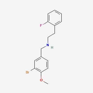 N-(3-BROMO-4-METHOXYBENZYL)-N-(2-FLUOROPHENETHYL)AMINE