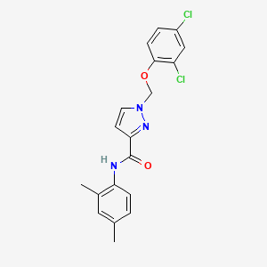 1-[(2,4-DICHLOROPHENOXY)METHYL]-N~3~-(2,4-DIMETHYLPHENYL)-1H-PYRAZOLE-3-CARBOXAMIDE