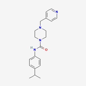 N-[4-(propan-2-yl)phenyl]-4-[(pyridin-4-yl)methyl]piperazine-1-carboxamide