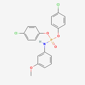 bis(4-chlorophenyl) (3-methoxyphenyl)amidophosphate