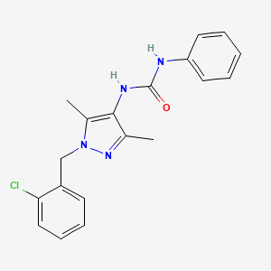 N-[1-(2-chlorobenzyl)-3,5-dimethyl-1H-pyrazol-4-yl]-N'-phenylurea