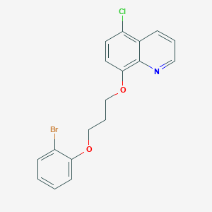 8-[3-(2-bromophenoxy)propoxy]-5-chloroquinoline